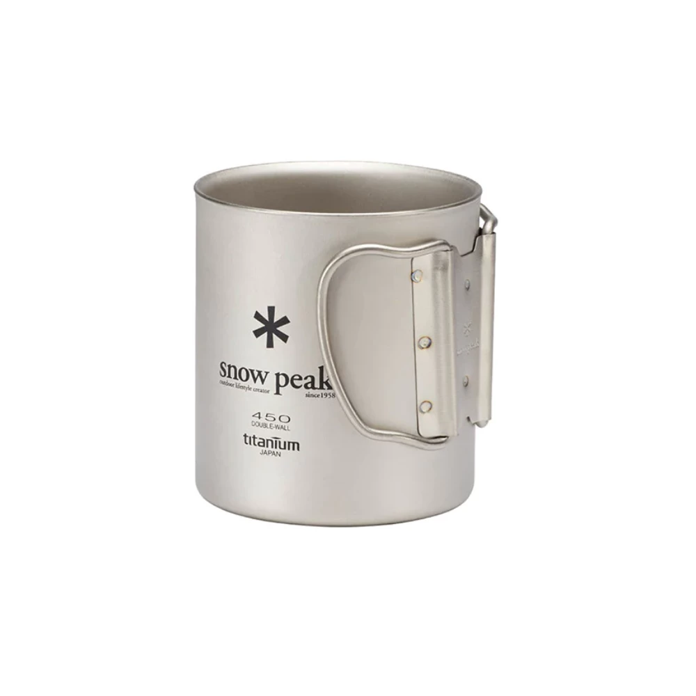 Snow Peak Titanium Double Wall Cup 450ml - Image 2