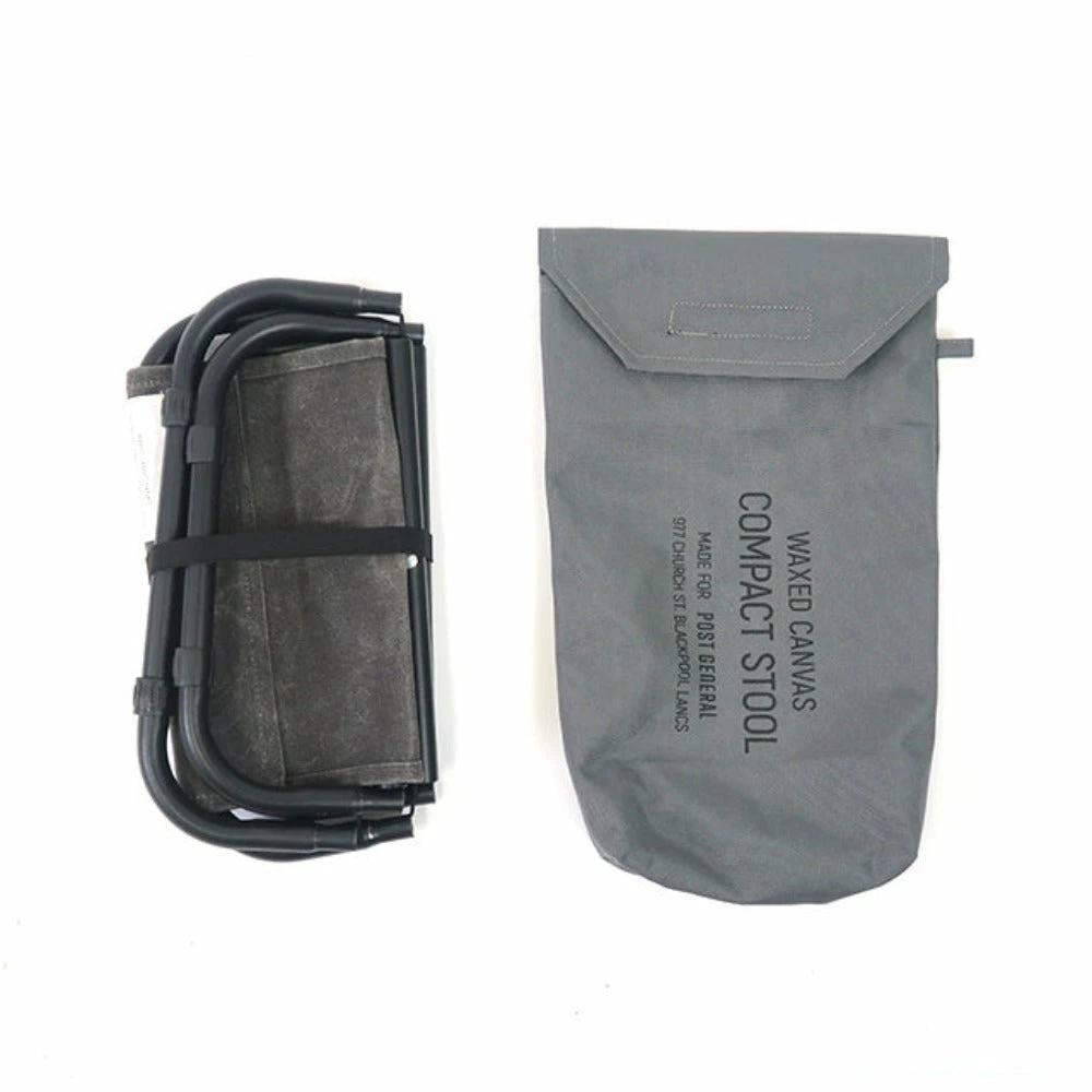 Post General Waxed Canvas Compact Stool - Image 2