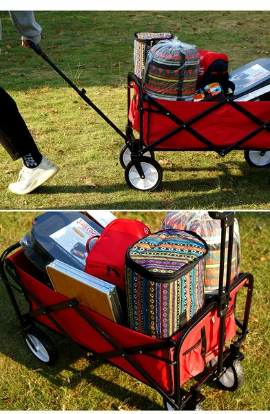 Camp Leader Camping Push Wagon - Black - Image 6