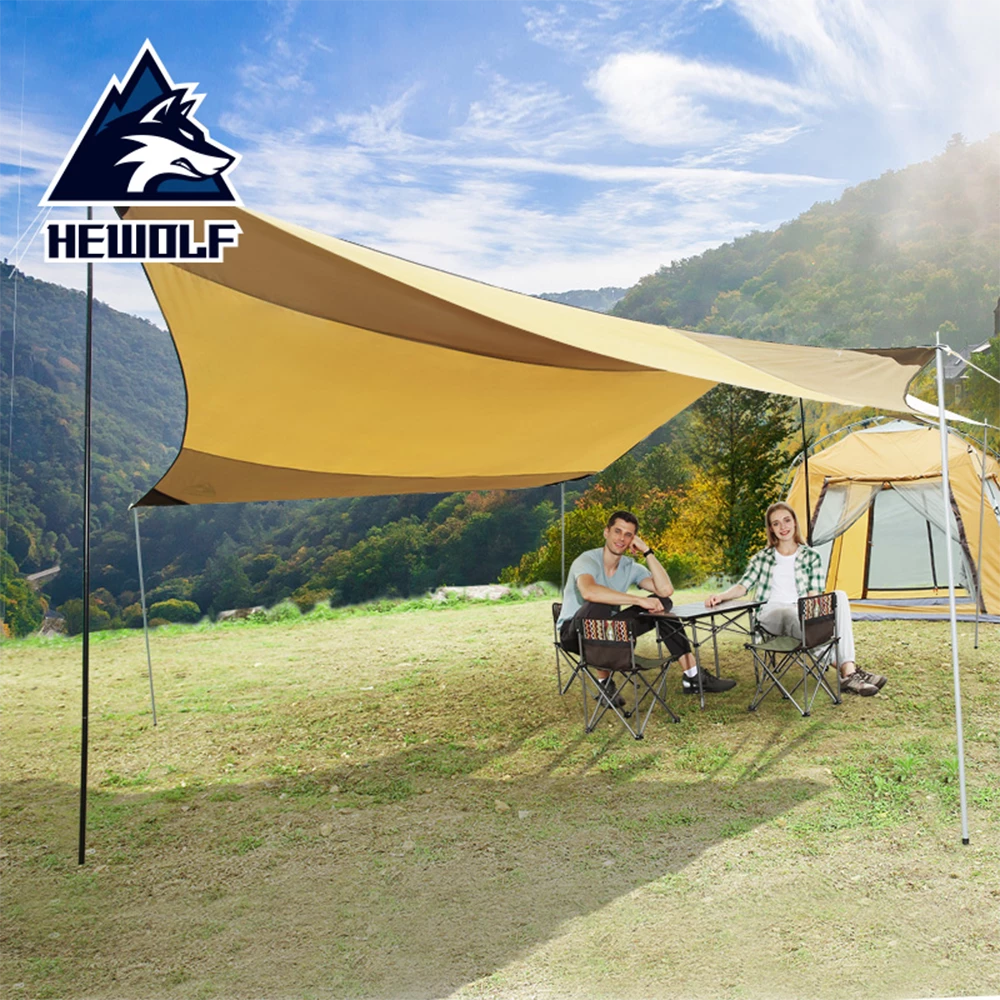 Hewolf 6-10P Outdoor Camping Tarp - Image 2