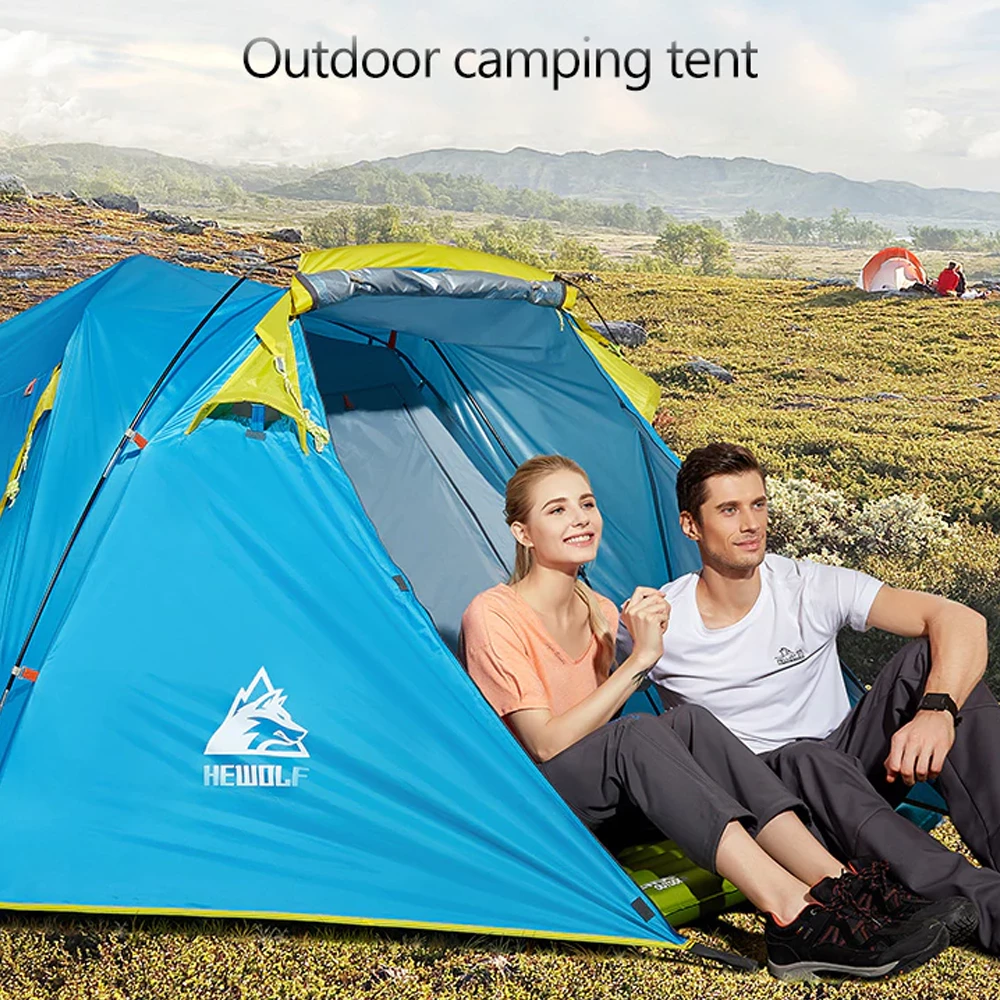 Hewolf Camping Tent 4P - Image 2