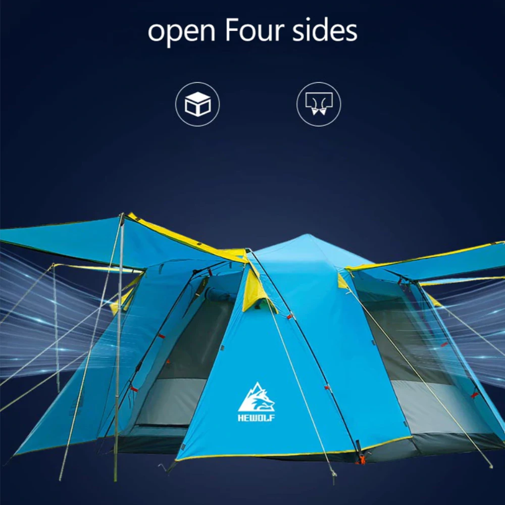 Hewolf Camping Tent 4P - Image 4