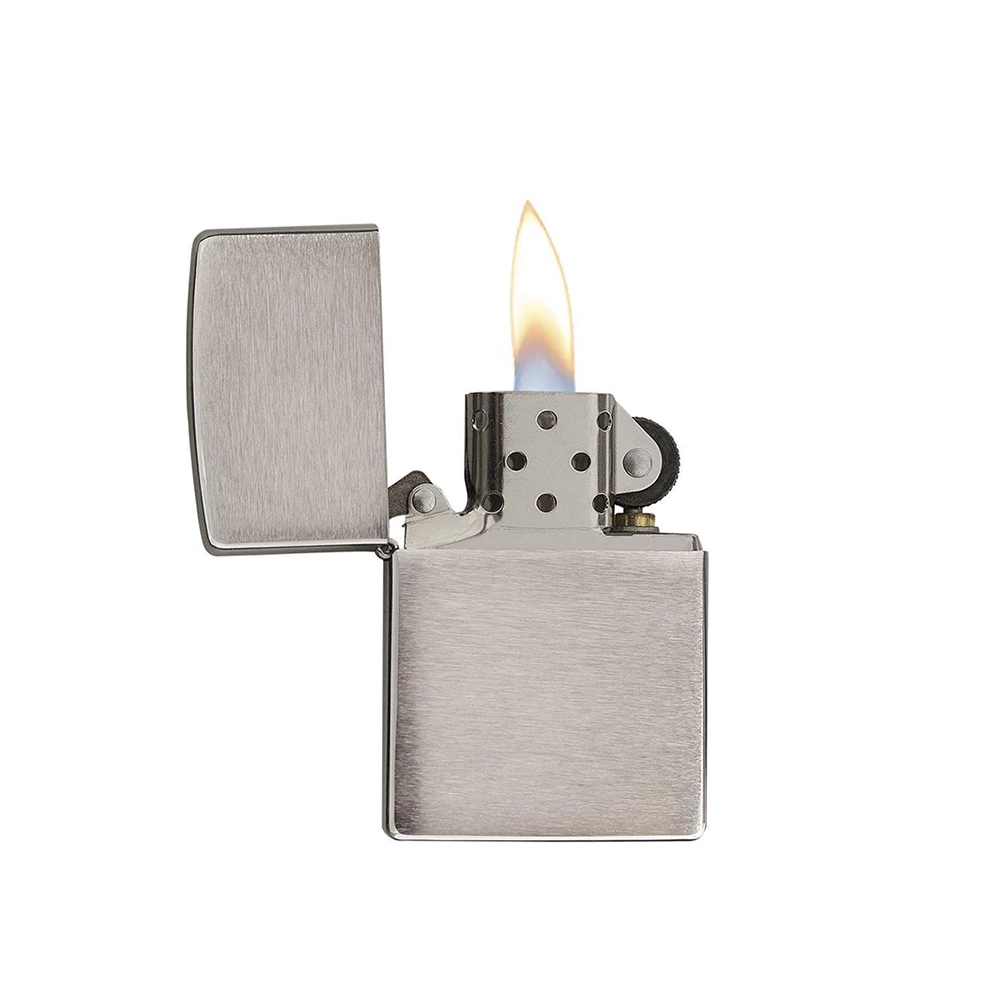 Zippo 200pl Pipe Brushed Chrome - Refillable Windproof Lighter - Image 2