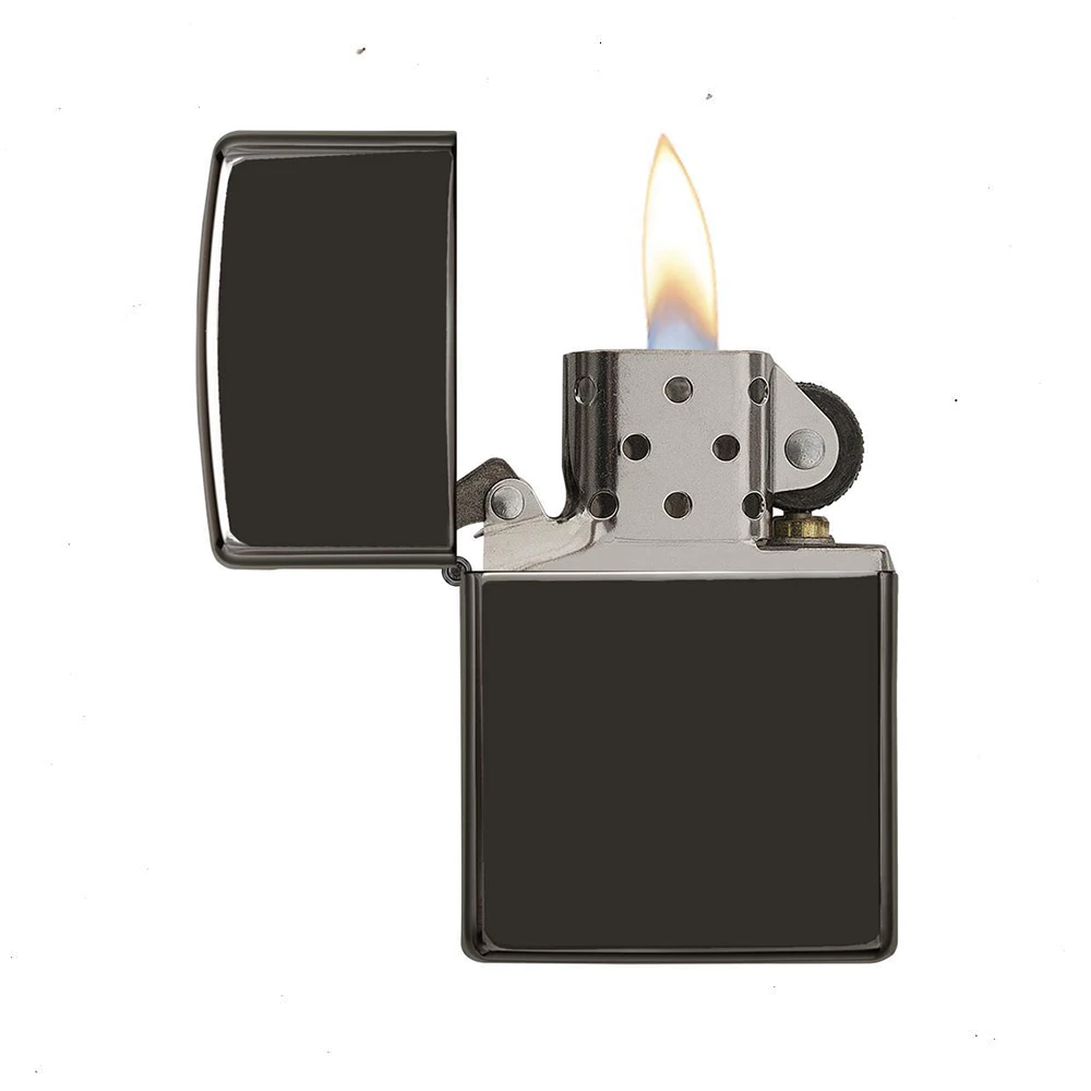 Zippo Ebony Refillable Windproof Lighter - 24756 - Image 2