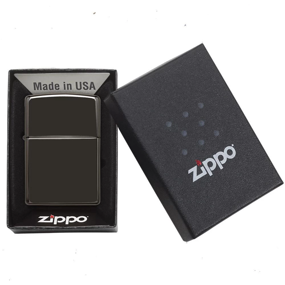 Zippo Ebony Refillable Windproof Lighter - 24756 - Image 4