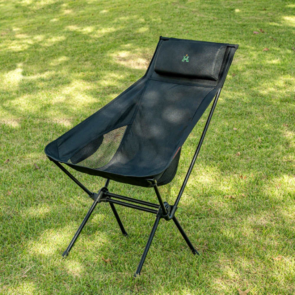 KZM Schwyz High Lightweight Chair Black - Image 2