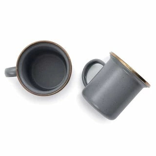 Barebones Enamel Espresso Cup - Set Of 2 - Image 2