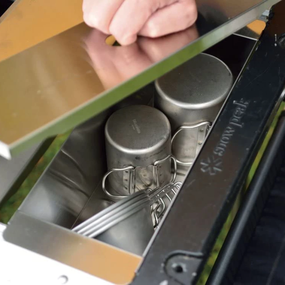 Snow Peak Stainless Box Half Unit - Image 4