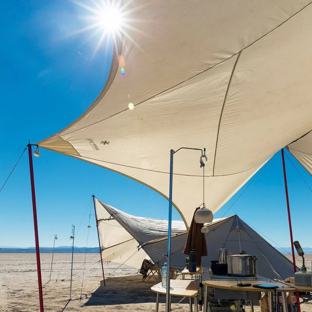 Snow Peak HD Tarp Hexa Evo Pro Ivory - Image 4