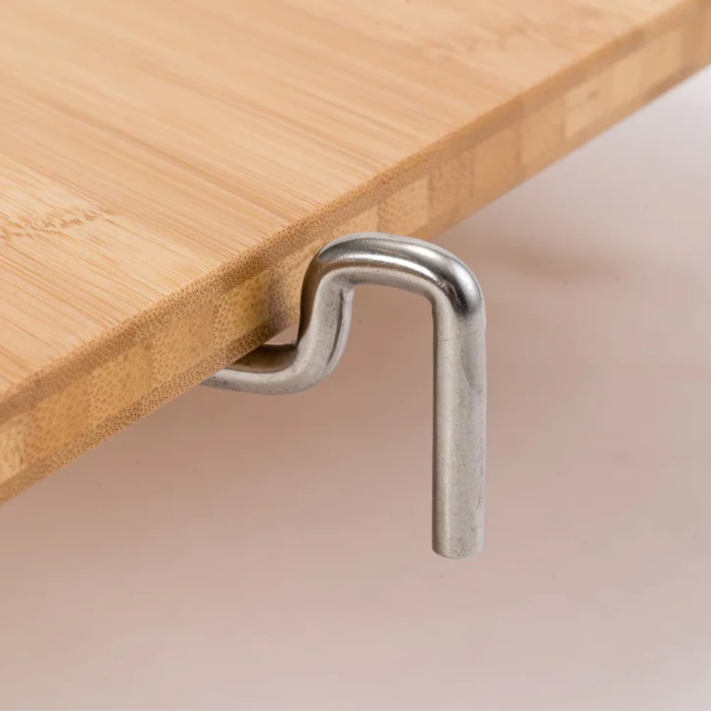 Snow Peak Bamboo IGT Table Left Open - Image 4