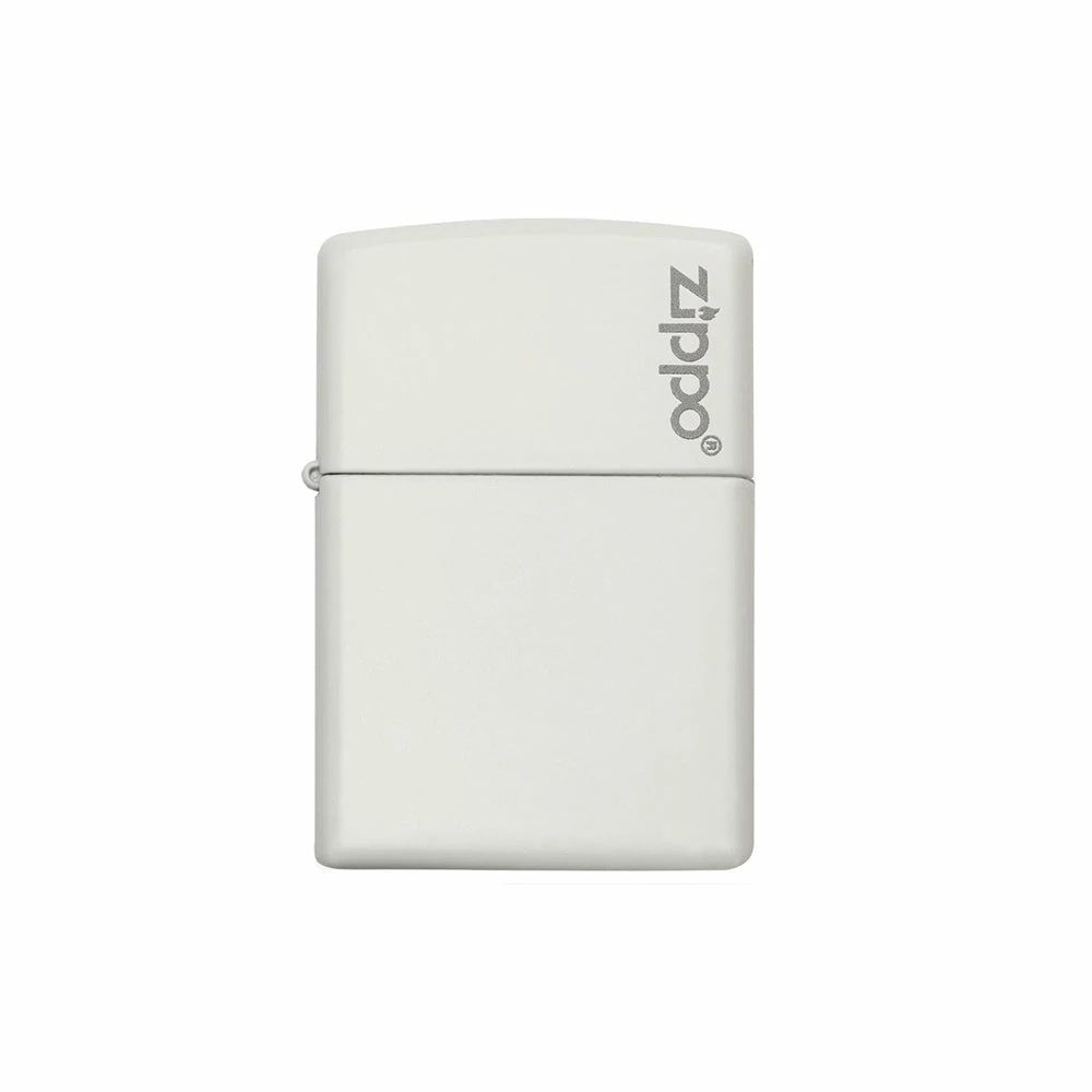 Zippo 214ZL White Matte With Zippo Logo - Refillable Windproof Lighter