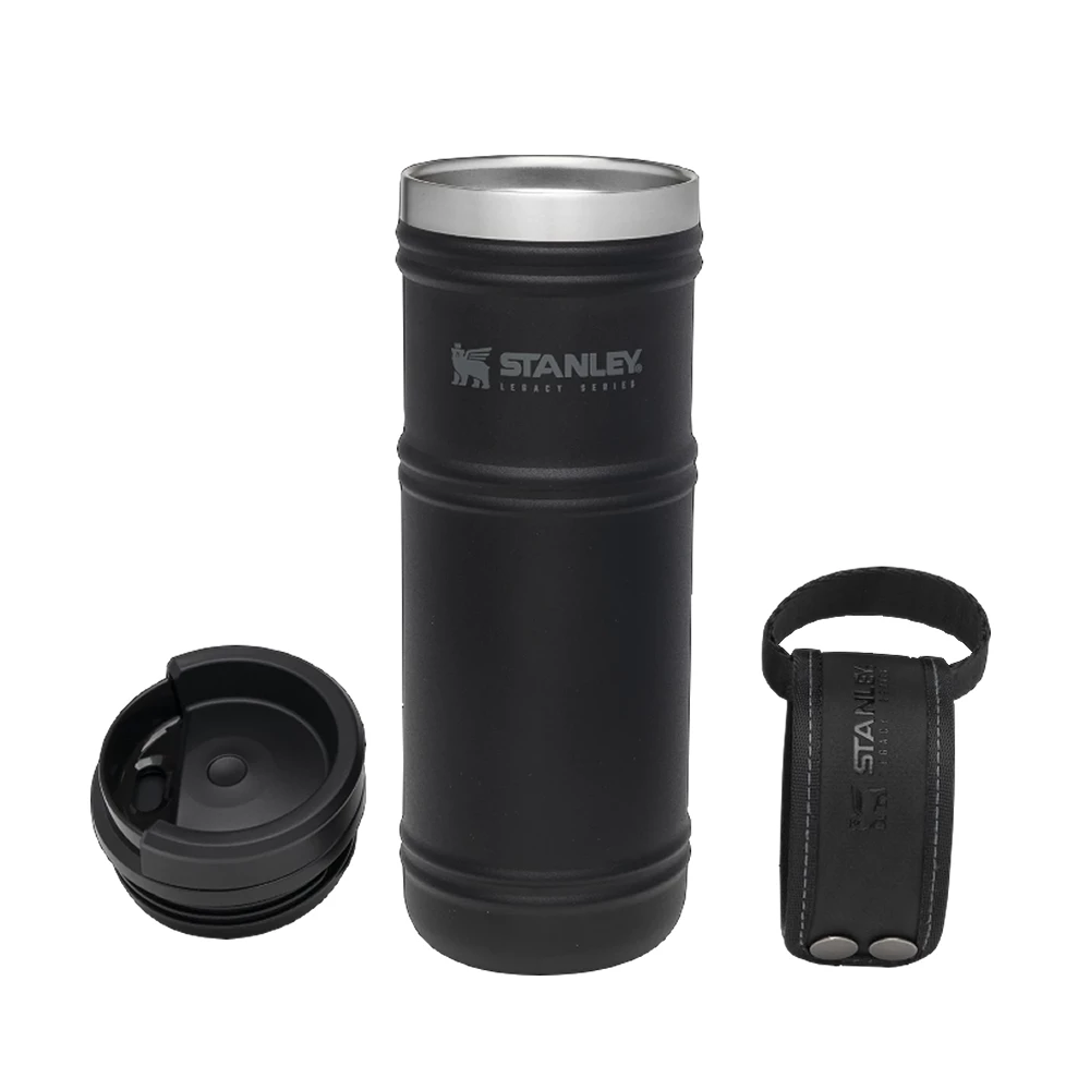 Stanley Legacy Neverleak Travel Mug 16oz - Foundry Black - Image 4