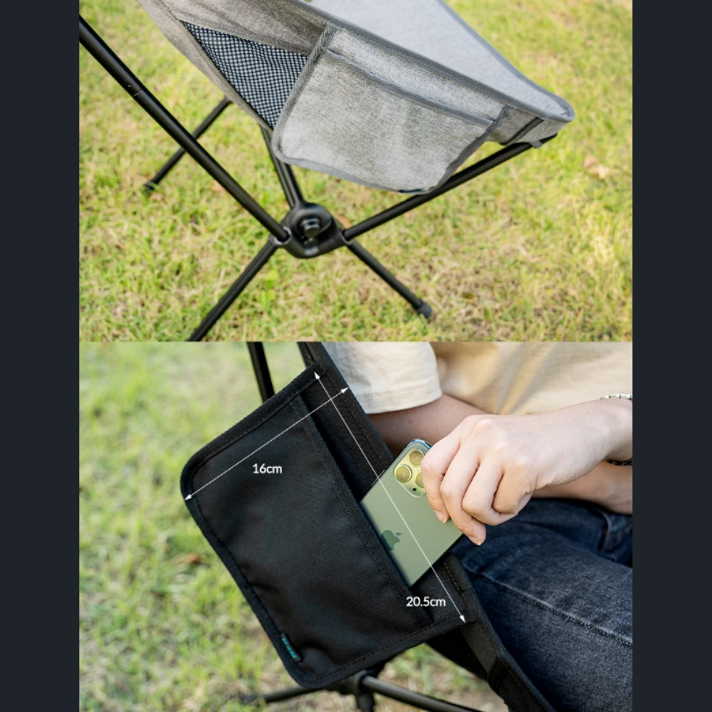 KZM Schwyz High Lightweight Chair Black - Image 8