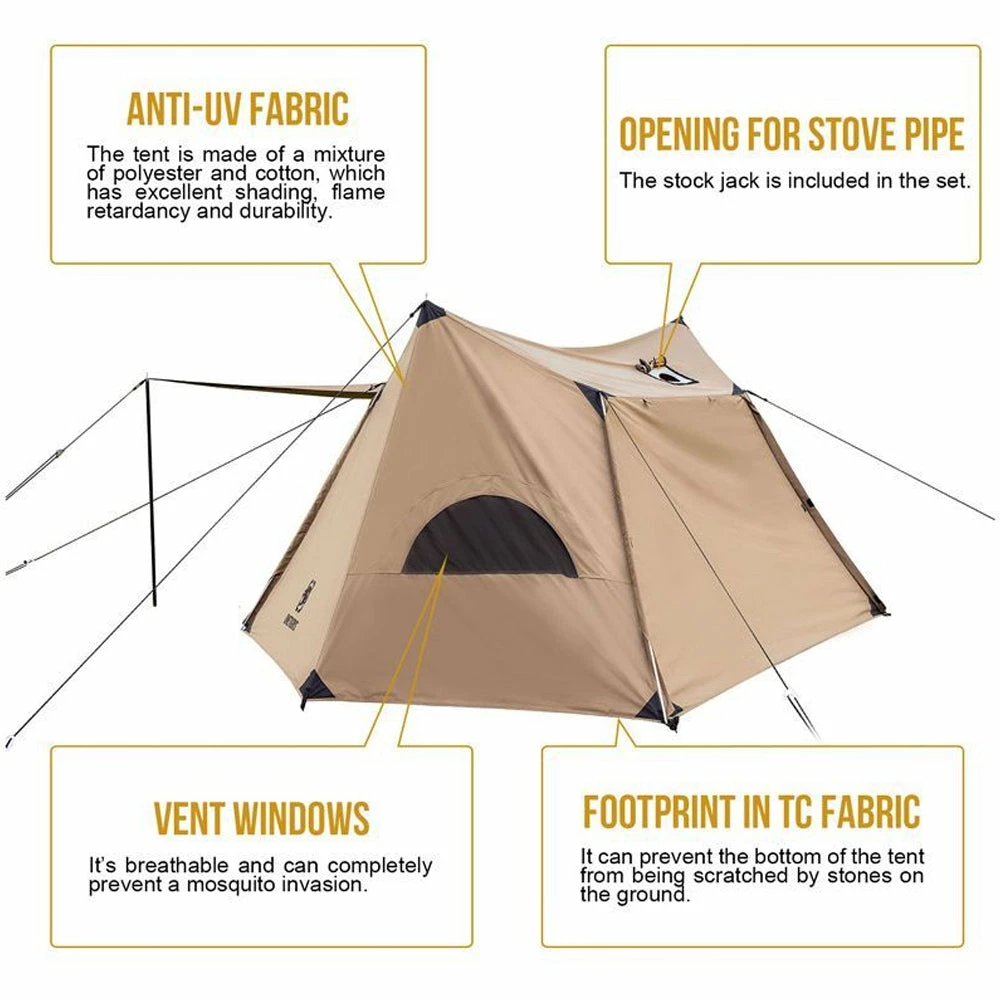 OneTigris Solo Homestead Camping Tent (TC Version) - Image 4
