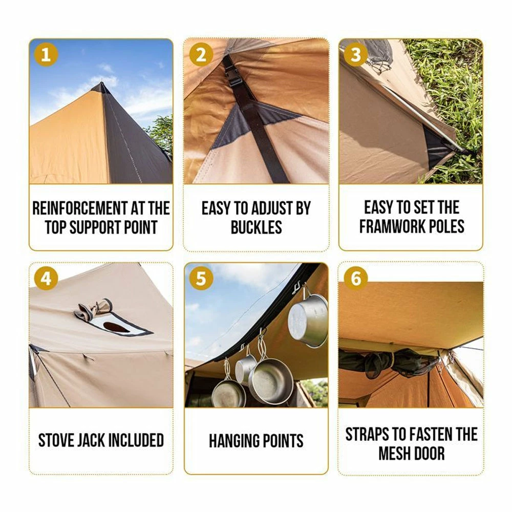 OneTigris Solo Homestead Camping Tent (TC Version) - Image 5