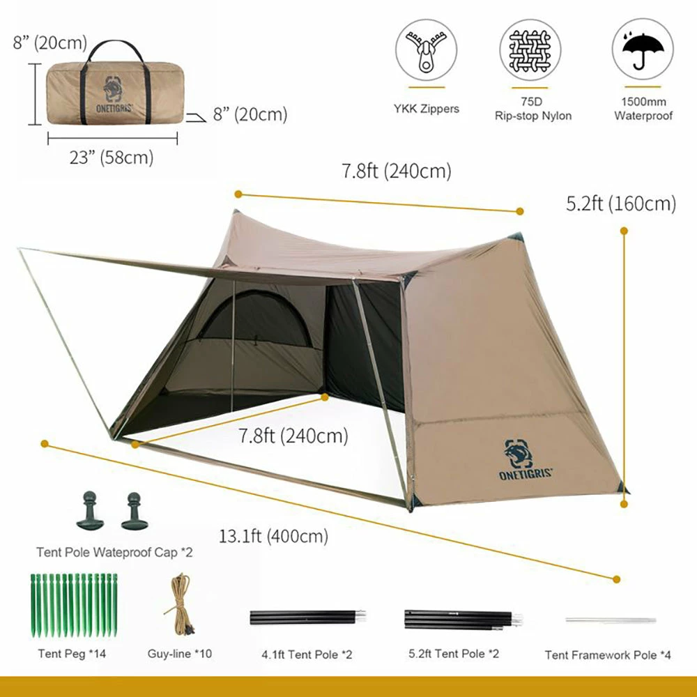 OneTigris Solo Homestead Camping Tent - Image 2