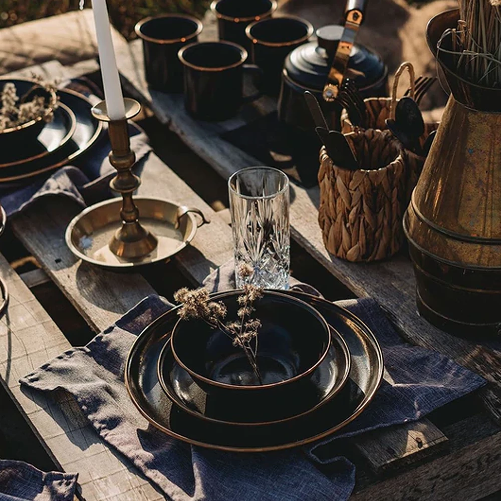 Barebones Enamel Bowl - Set Of 2 - Image 13