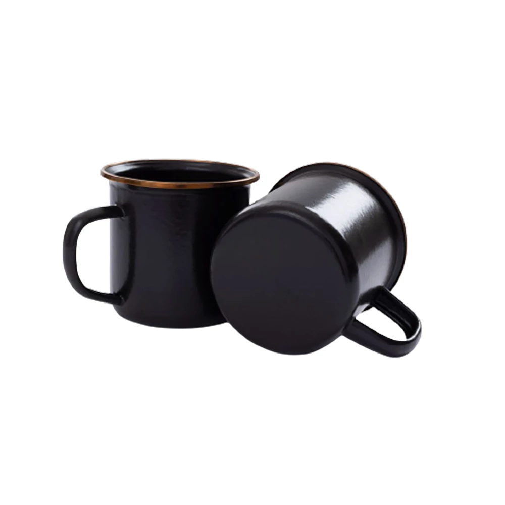 Barebones Enamel Cup - Set Of 2 - Image 4
