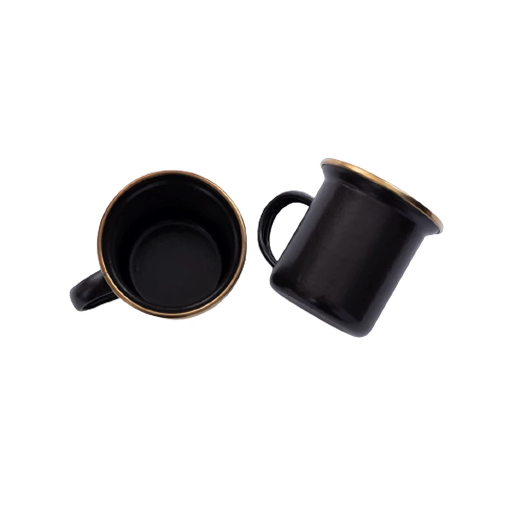 Barebones Enamel Espresso Cup - Set Of 2 - Image 8