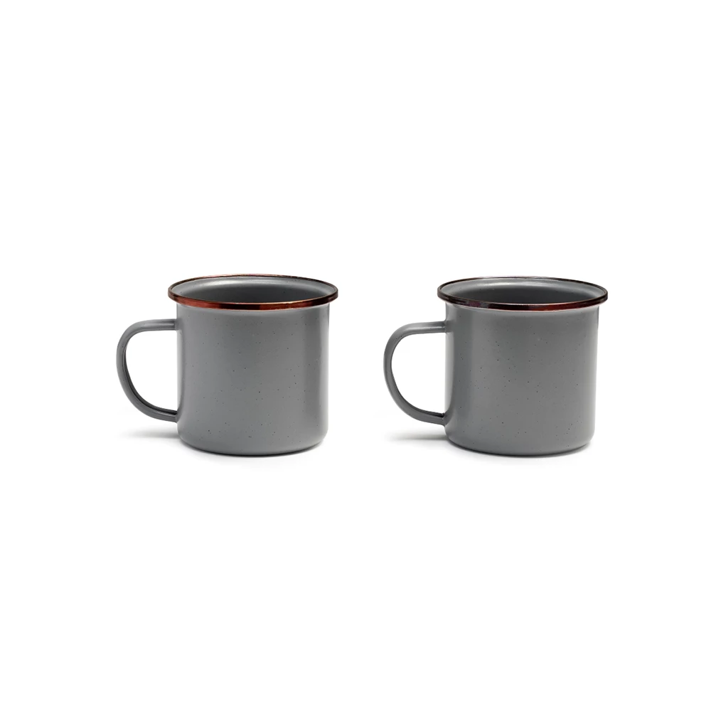 Barebones Enamel Cup - Set Of 2 - Image 5