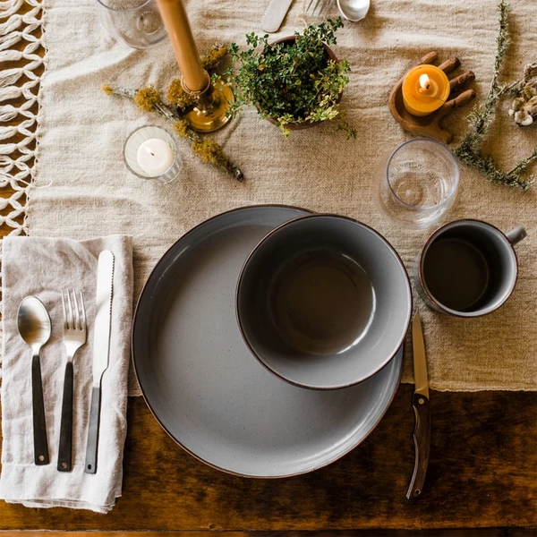 Barebones Enamel Bowl - Set Of 2 - Image 10