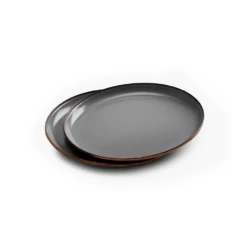 Barebones Enamel Salad Plate - Set Of 2