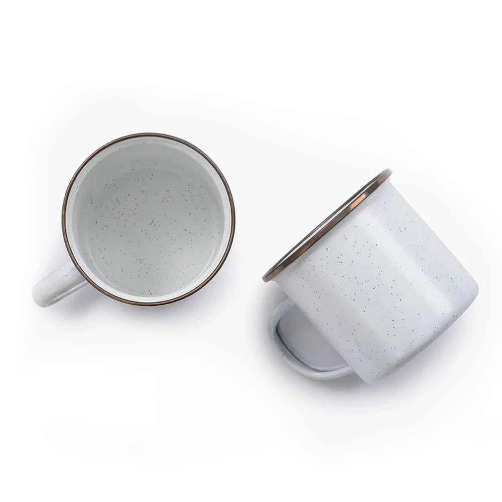 Barebones Enamel Cup - Set Of 2 - Image 9