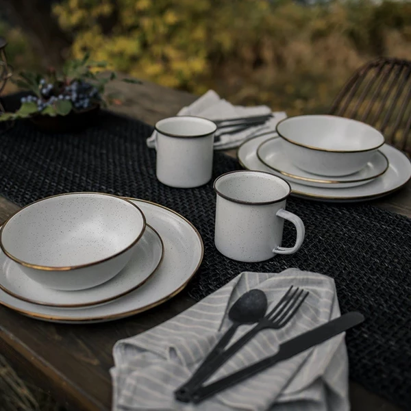 Barebones Enamel Cup - Set Of 2 - Image 11