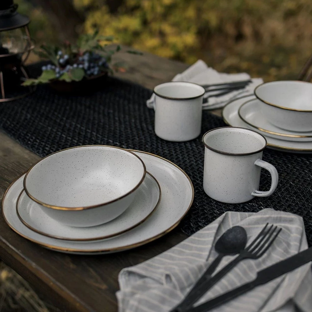 Barebones Enamel Espresso Cup - Set Of 2 - Image 11