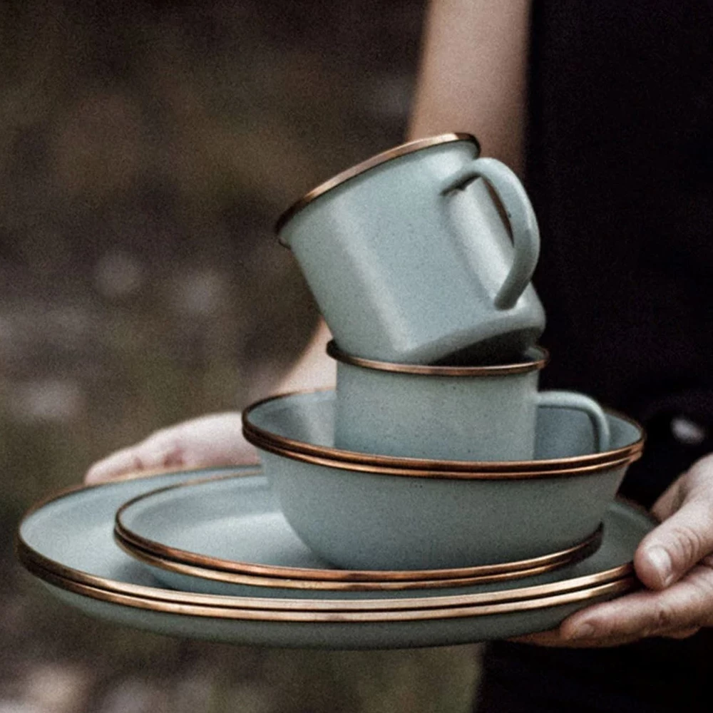 Barebones Enamel Cup - Set Of 2 - Image 13