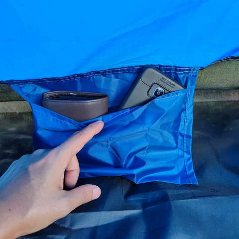 Discovery Adventures 2 Person Camping Tent Navy Orange - Image 5