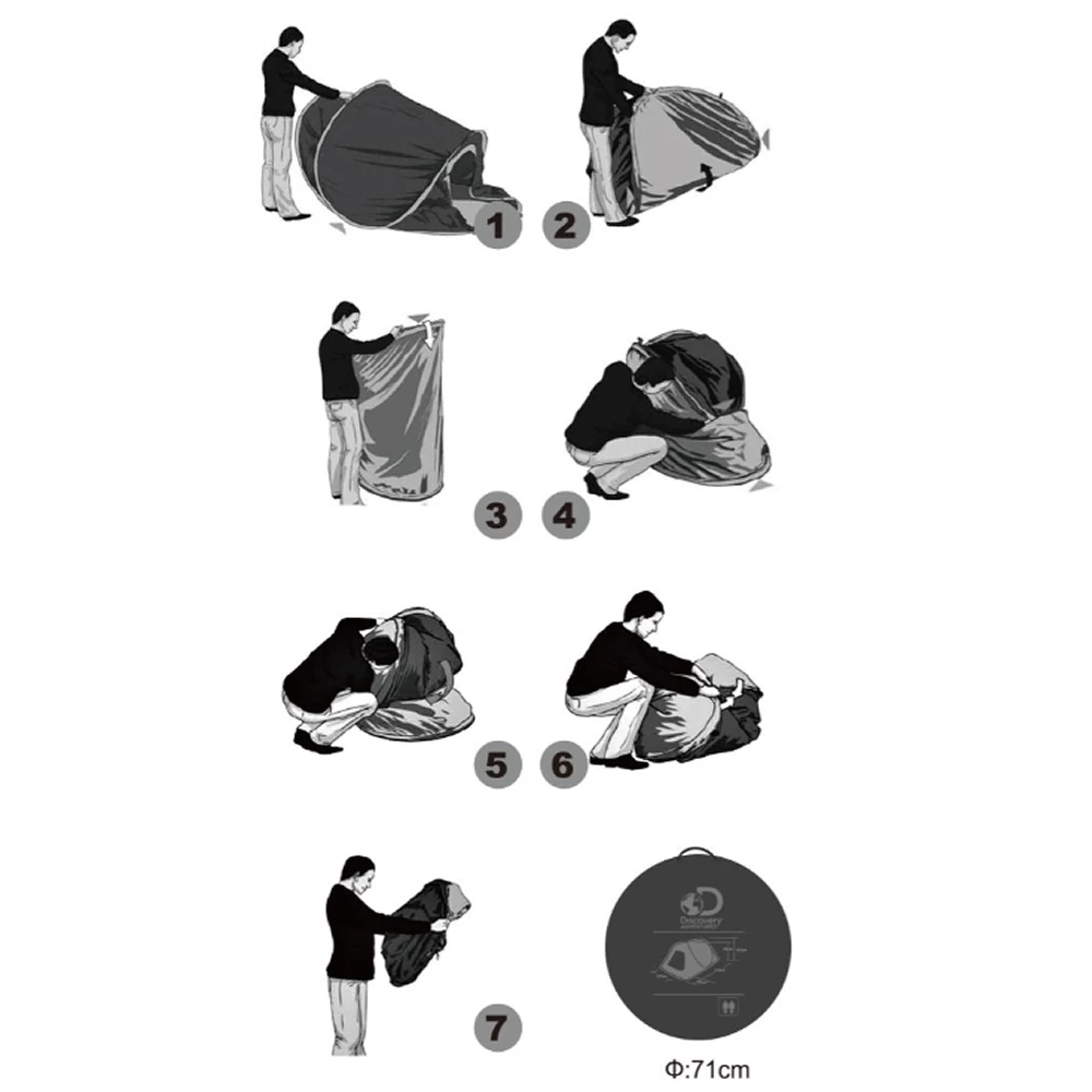 Discovery Adventures Automatic Pop Up Tent - Image 4