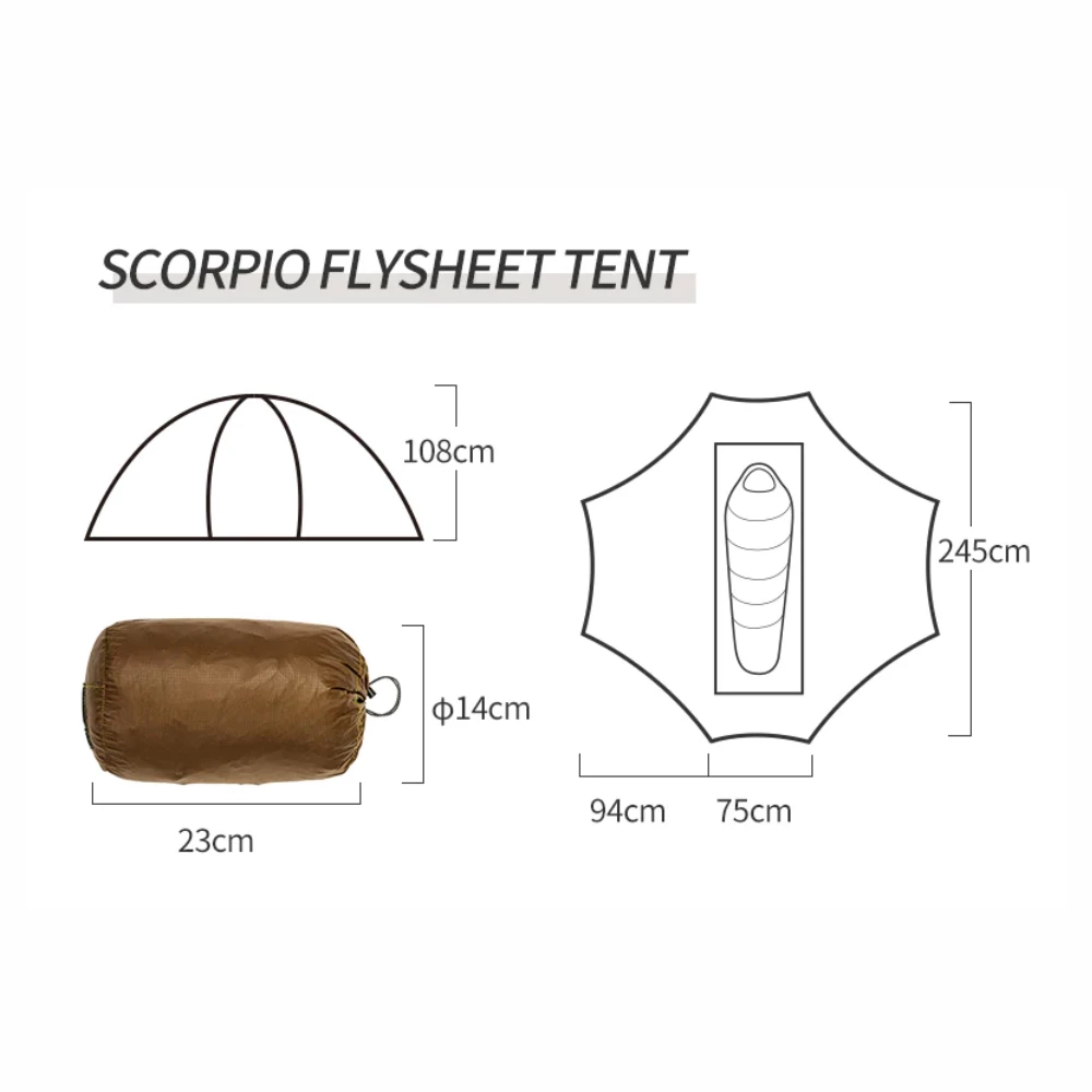 Thous Winds Scorpio Flysheet Tent - Image 7