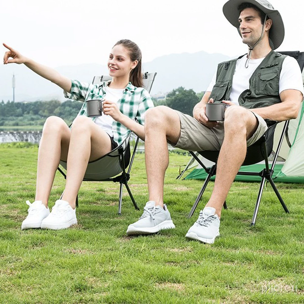 Hewolf Space Large Aluminum Alloy Foldable Chair - Image 7