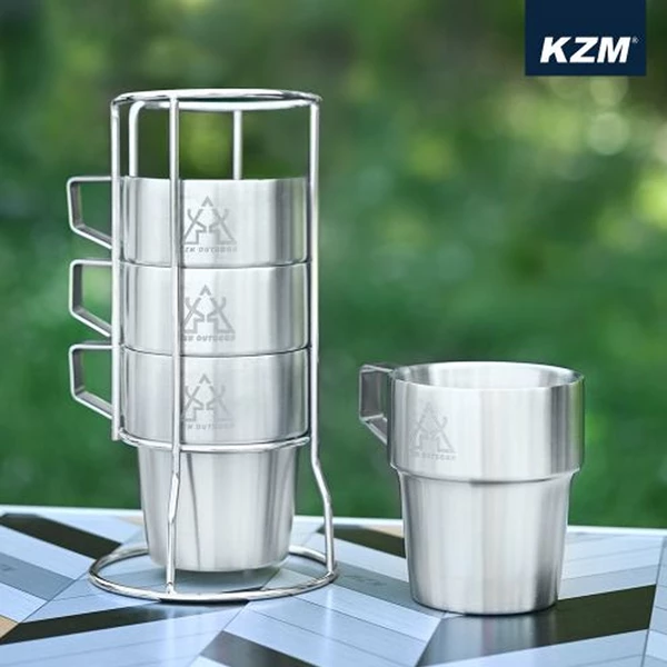 KZM Double Mug 4P Set - Image 3