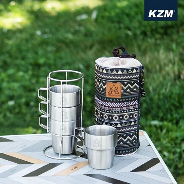 KZM Double Mug 4P Set - Image 5