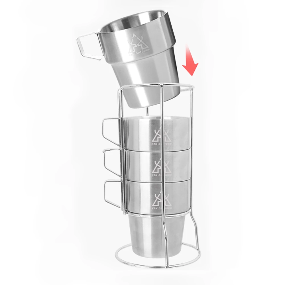 KZM Double Mug 4P Set - Image 2