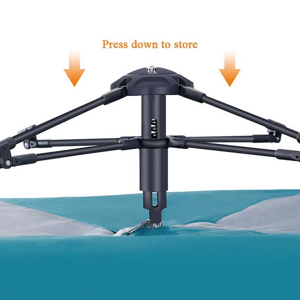 Hewolf Auto 4 Person Tent Teal - Image 6