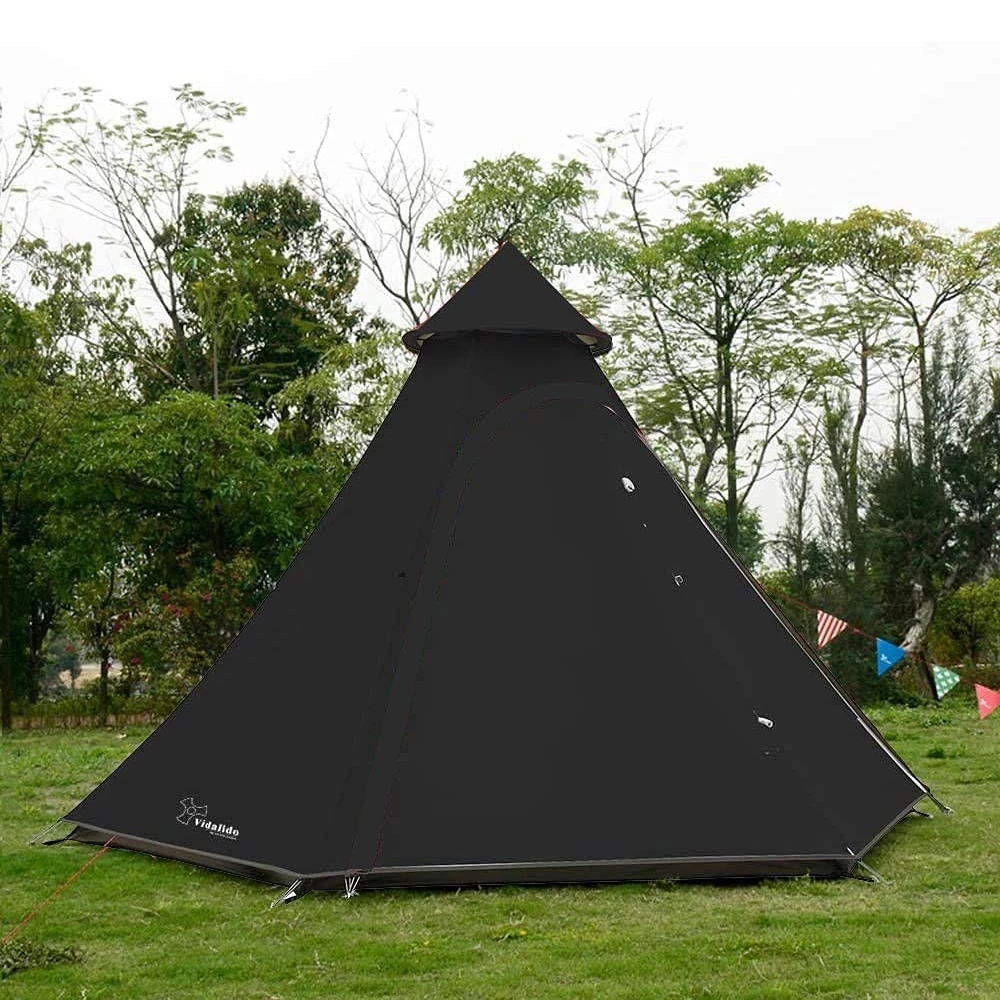 Vidalido Cone Teepee Tent - Black - Image 2