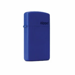 Zippo 1630ZL Slim Royal Blue Matte With Zippo Logo - Refillable Windproof Lighter