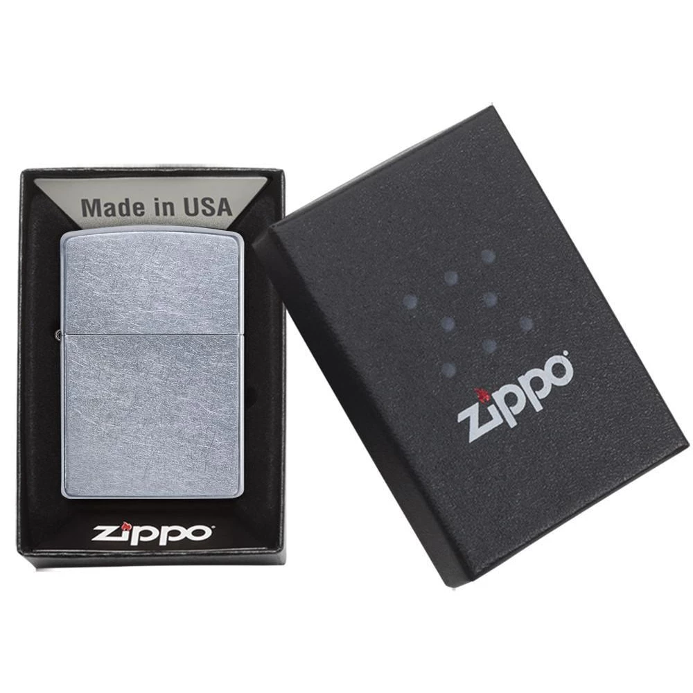 Zippo 207 Classic Street Chrome - Refillable Windproof Lighter - Image 3