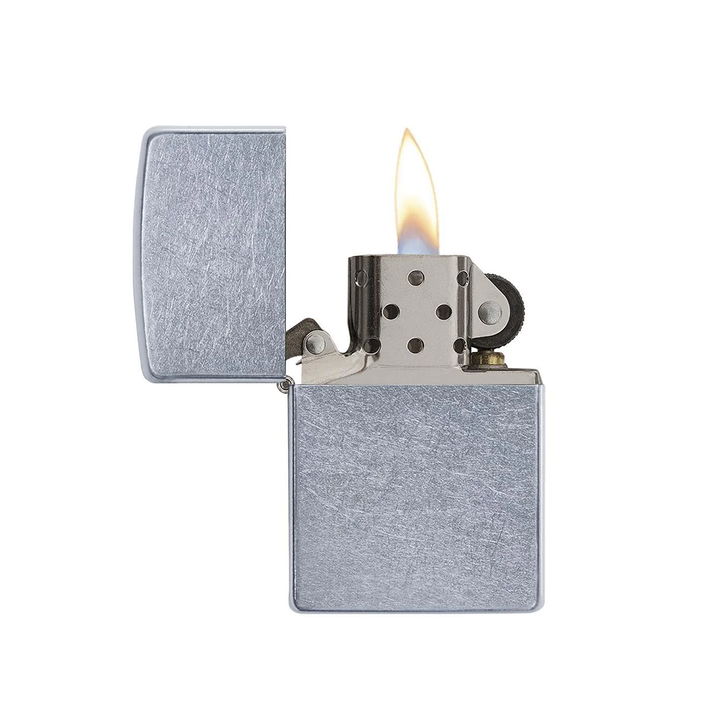 Zippo 207 Classic Street Chrome - Refillable Windproof Lighter - Image 2