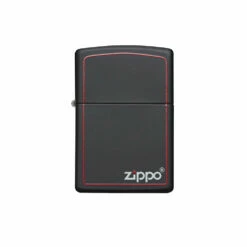 Zippo 218ZB Classic Black And Red Zippo - Refillable Windproof Lighter