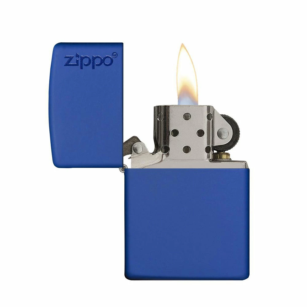 Zippo Royal 229ZL Blue Matte With Zippo Logo - Refillable Windproof Lighter - Image 2